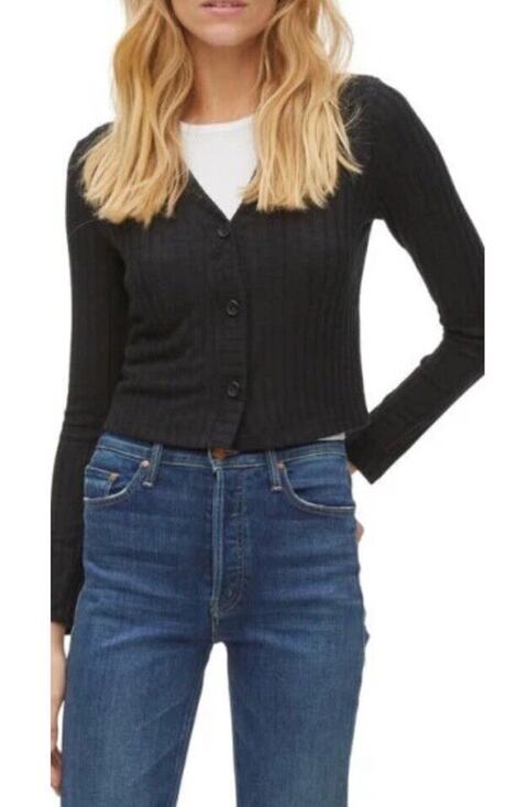 Michael Stars Sweaters - MICHAEL STARS Felice Crop Cardigan Size Medium NWOT Sells For 98.00
